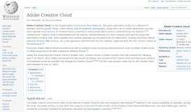 
							         Adobe Creative Cloud - Wikipedia								  
							    