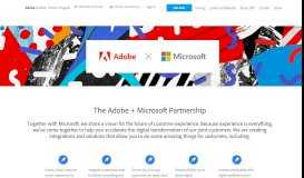 
							         Adobe Microsoft Partnership - Adobe Solution Partner Portal								  
							    
