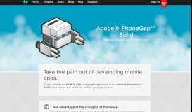 
							         Adobe PhoneGap Build								  
							    