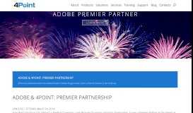 
							         Adobe Premier Partner - 4Point								  
							    