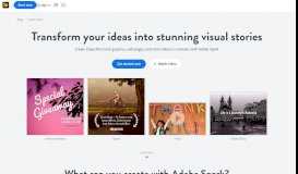 
							         Adobe Spark: Make Social Graphics, Short Videos, and Web ...								  
							    
