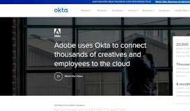 
							         Adobe Systems | Okta								  
							    
