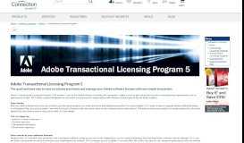 
							         Adobe Transactional Licensing Program 5 - PC Connection								  
							    