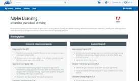 
							         Adobe Volume Licensing | Software Licensing | portal.shi.com								  
							    