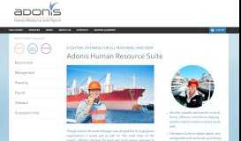 
							         Adonis Human Resource Suite - Adonis AS								  
							    