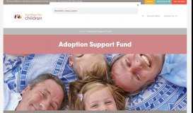 
							         Adoption Support Fund – Families for Children								  
							    