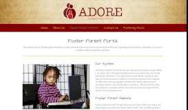 
							         Adore Foster Parents – Adore								  
							    