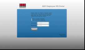 
							         ADP Employee HR Portal								  
							    