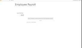 
							         Adp Employee Payroll Access - Employee Payroll								  
							    
