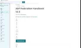 
							         ADP Federation Handbook V1 8 | Public Key Certificate (18 views)								  
							    