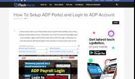 
							         ADP Login | MyADP iPay | ADP Portal | ADP Payroll 2019 [Working]								  
							    