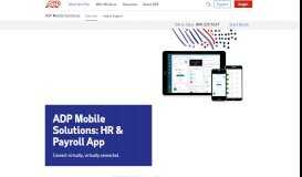 
							         ADP Mobile Solutions | Payroll App - ADP.com								  
							    