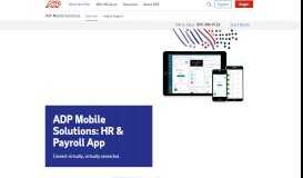 
							         ADP Mobile Solutions | Payroll App								  
							    