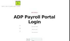 
							         ADP Payroll Portal Login ADPpayroll.com.au Login Sign In								  
							    
