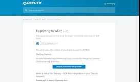
							         ADP RUN - Over the Air Integration | Deputy Help Center								  
							    