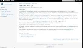 
							         ADP Self Service - Human Resources - Confluence								  
							    
