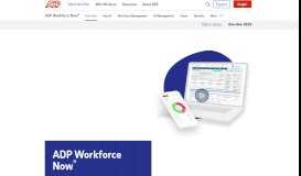 
							         ADP Workforce Now®								  
							    