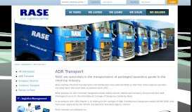 
							         ADR Transport - RASE Distribution								  
							    