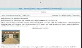 
							         ADSU Admission List 2018/2019 | Check Here - South African Music ...								  
							    