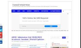 
							         ADSU Admission List 2018/2019 for UTME/DE is Out Online | Check ...								  
							    