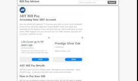 
							         ADT Bill Pay : Bill Pay Advisor								  
							    