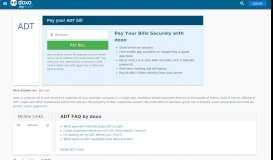 
							         ADT: Login, Bill Pay, Customer Service and Care Sign-In - Doxo								  
							    
