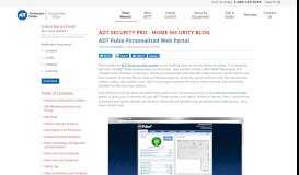
							         ADT Pulse Personalized Web Portal - California Security Pro								  
							    