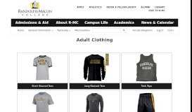 
							         Adult Clothing | R-MC Campus Store								  
							    