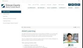 
							         Adult Learning - Simcoe County District School Board								  
							    