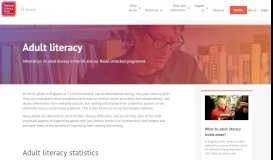 
							         Adult literacy | National Literacy Trust								  
							    