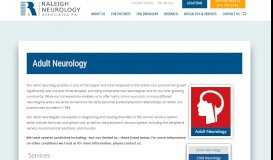 
							         Adult Neurology – Raleigh Neurology Associates								  
							    