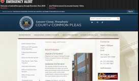 
							         Adult Probation | Lancaster County Courts, PA - Official Website								  
							    
