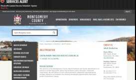 
							         Adult Probation | Montgomery County, PA - Official Website								  
							    