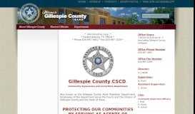 
							         Adult Probation Office - Gillespie County, Texas								  
							    