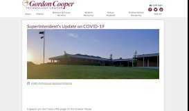 
							         Adult Students – District – Gordon Cooper Technology Center								  
							    