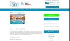 
							         Adult Swimming Lessons - Shirley Swimming Pool								  
							    