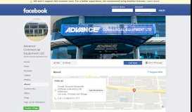 
							         Advance Commercial Equipment Ltd - About | Facebook								  
							    