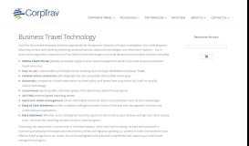 
							         Advanced Corporate Travel Technology - CorpTrav								  
							    