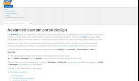 
							         Advanced custom portal design – Aha! Support								  
							    