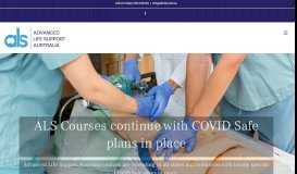 
							         Advanced Life Support Courses - Certified ALS Training in Australia								  
							    