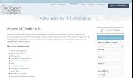 
							         Advanced Pain Treatments | Center for Spine, Joint & Neuromuscular ...								  
							    