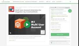 
							         Advanced Permissions Magento Multi User & Sub Account Extension								  
							    