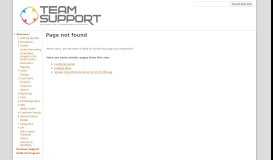 
							         Advanced Portal - TeamSupport Documentation - Google Sites								  
							    