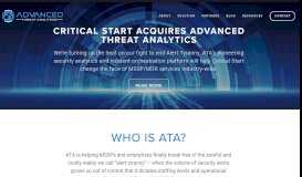 
							         Advanced Threat Analytics Inc								  
							    