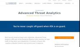 
							         Advanced Threat Analytics - New Signature								  
							    