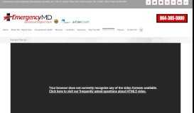 
							         Advanced Urgent Care - Patient Portal - EmergencyMD								  
							    