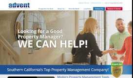 
							         Advent, Your Southern CA Property Management Company								  
							    