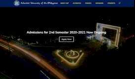 
							         Adventist University of the Philippines – Academic Excellence ...								  
							    