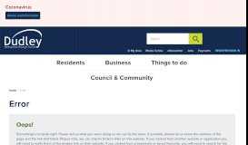 
							         Advice and guidance - Dudley Council								  
							    