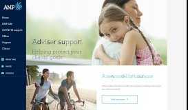 
							         Adviser insurance home - AMP adviser support								  
							    